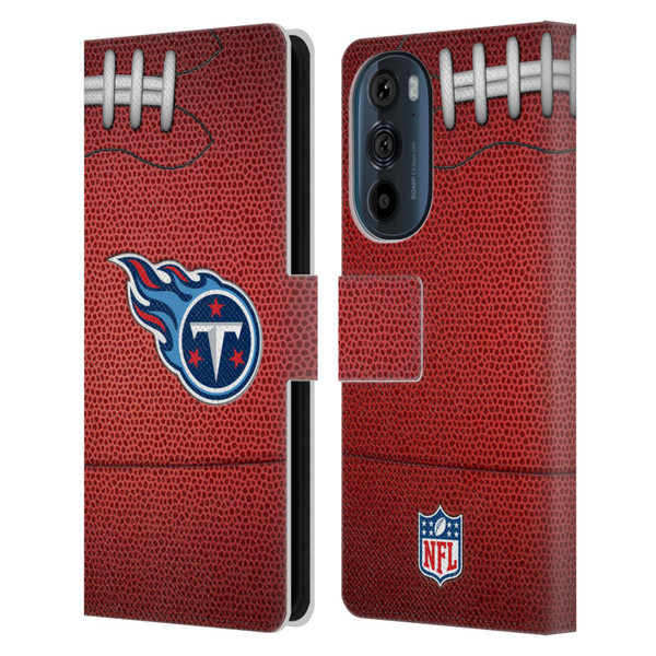 NFL Tennessee Titans Graphics Football Leather Book Wallet Case Cover For Motorola Edge 30