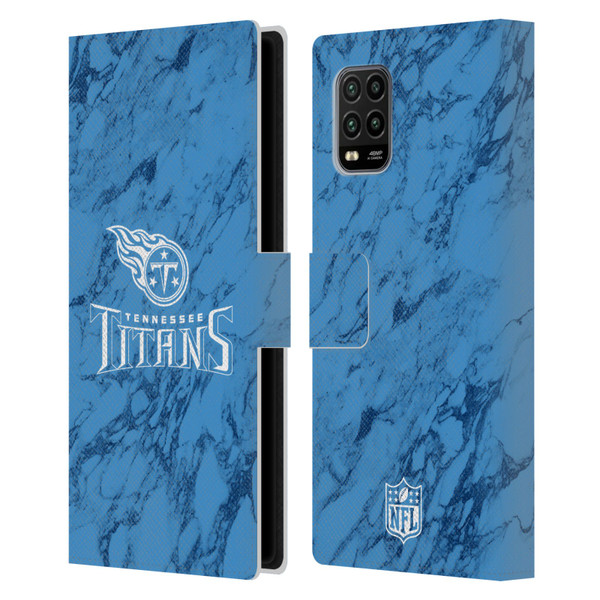 NFL Tennessee Titans Graphics Coloured Marble Leather Book Wallet Case Cover For Xiaomi Mi 10 Lite 5G