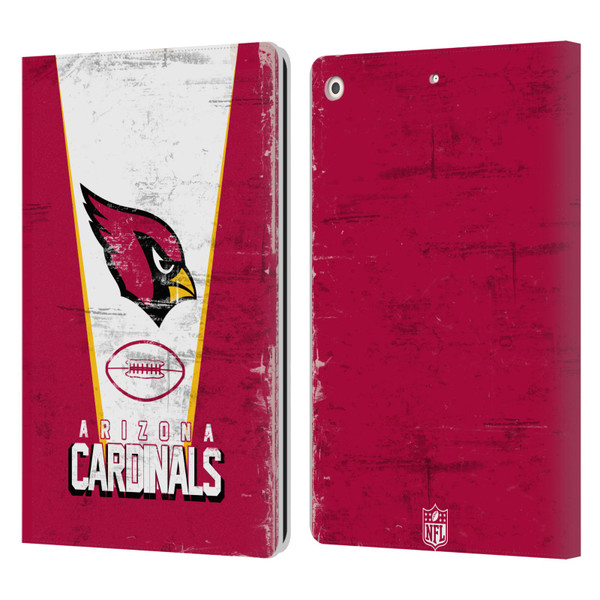 NFL Arizona Cardinals Logo Art Banner Leather Book Wallet Case Cover For Apple iPad 10.2 2019/2020/2021