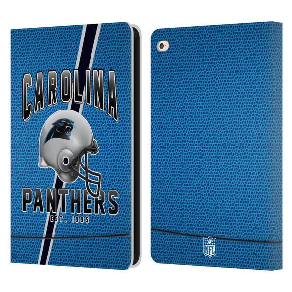 NFL Carolina Panthers Logo Art Football Stripes Leather Book Wallet Case Cover For Apple iPad Air 2 (2014)