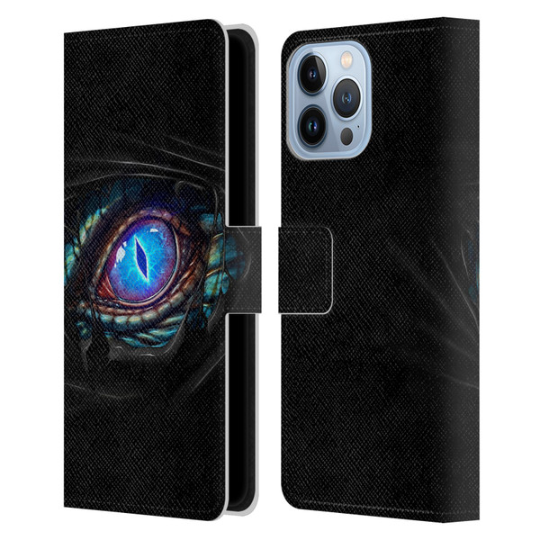 Christos Karapanos Mythical Dragon's Eye Leather Book Wallet Case Cover For Apple iPhone 13 Pro Max