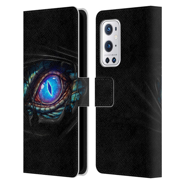Christos Karapanos Mythical Dragon's Eye Leather Book Wallet Case Cover For OnePlus 9 Pro