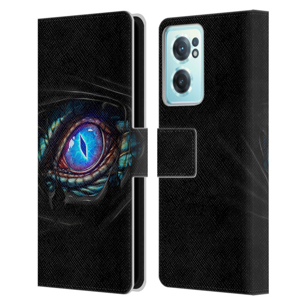 Christos Karapanos Mythical Dragon's Eye Leather Book Wallet Case Cover For OnePlus Nord CE 2 5G