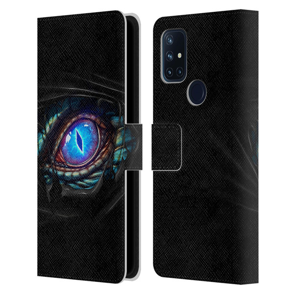 Christos Karapanos Mythical Dragon's Eye Leather Book Wallet Case Cover For OnePlus Nord N10 5G