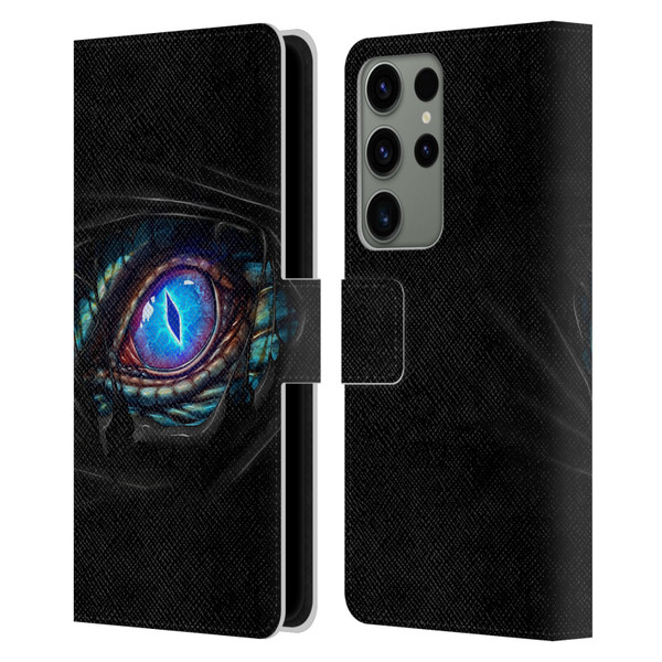 Christos Karapanos Mythical Dragon's Eye Leather Book Wallet Case Cover For Samsung Galaxy S23 Ultra 5G