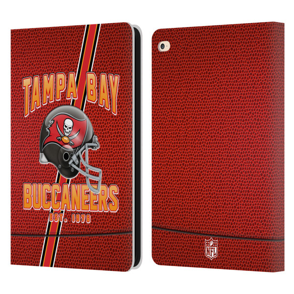 NFL Tampa Bay Buccaneers Logo Art Football Stripes Leather Book Wallet Case Cover For Apple iPad Air 2 (2014)
