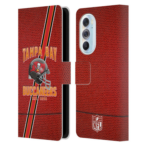 NFL Tampa Bay Buccaneers Logo Art Football Stripes Leather Book Wallet Case Cover For Motorola Edge X30