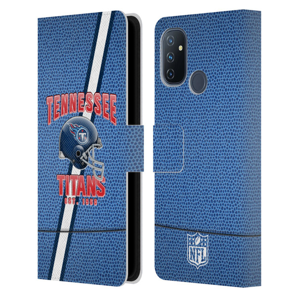 NFL Tennessee Titans Logo Art Football Stripes Leather Book Wallet Case Cover For OnePlus Nord N100