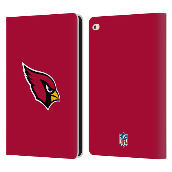 NFL Arizona Cardinals Logo Plain Leather Book Wallet Case Cover For Apple iPad Air 2 (2014)