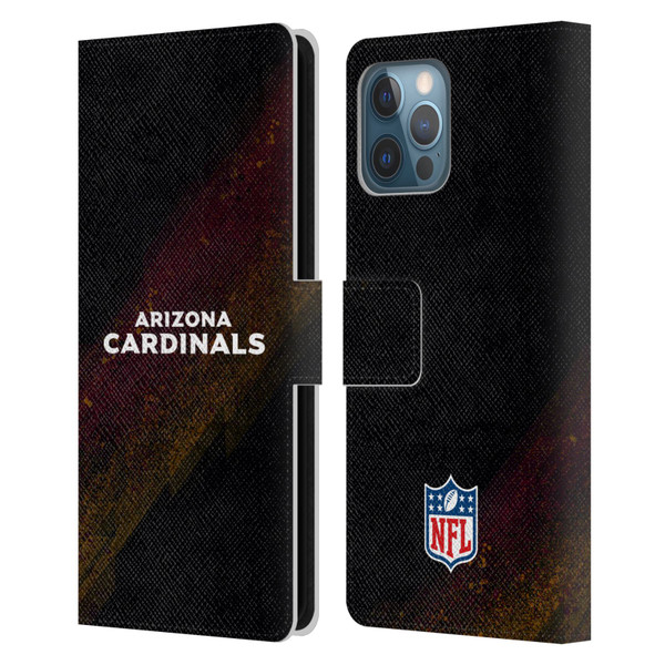 NFL Arizona Cardinals Logo Blur Leather Book Wallet Case Cover For Apple iPhone 12 Pro Max