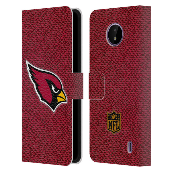 NFL Arizona Cardinals Logo Football Leather Book Wallet Case Cover For Nokia C10 / C20