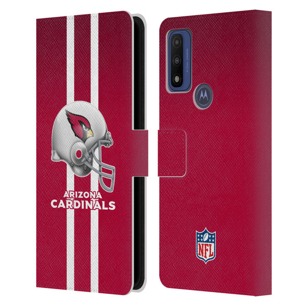 NFL Arizona Cardinals Logo Helmet Leather Book Wallet Case Cover For Motorola G Pure