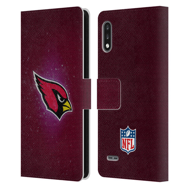 NFL Arizona Cardinals Artwork LED Leather Book Wallet Case Cover For LG K22