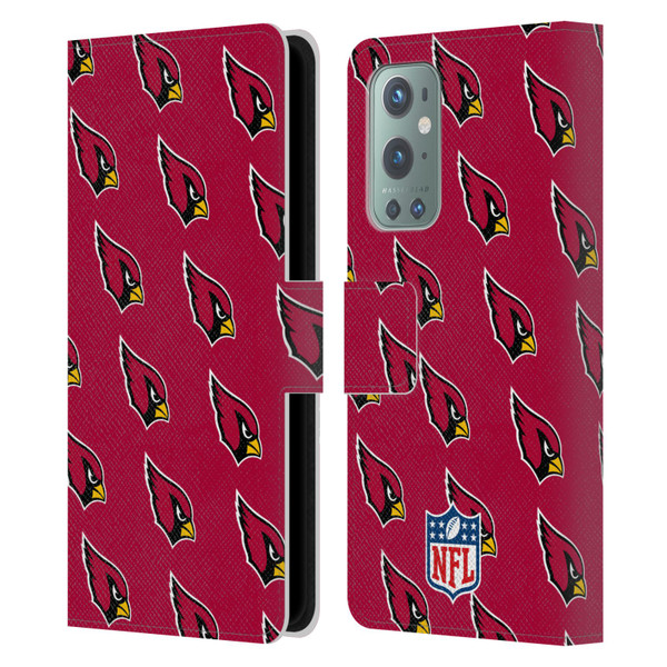 NFL Arizona Cardinals Artwork Patterns Leather Book Wallet Case Cover For OnePlus 9