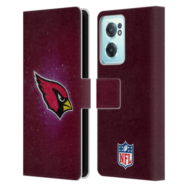 NFL Arizona Cardinals Artwork LED Leather Book Wallet Case Cover For OnePlus Nord CE 2 5G