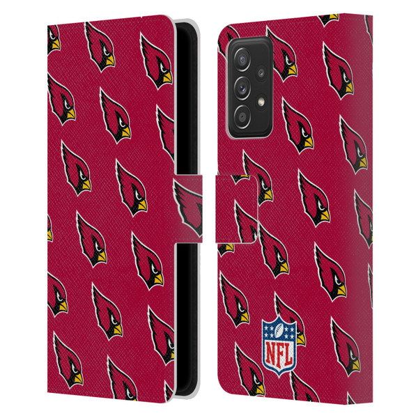 NFL Arizona Cardinals Artwork Patterns Leather Book Wallet Case Cover For Samsung Galaxy A52 / A52s / 5G (2021)