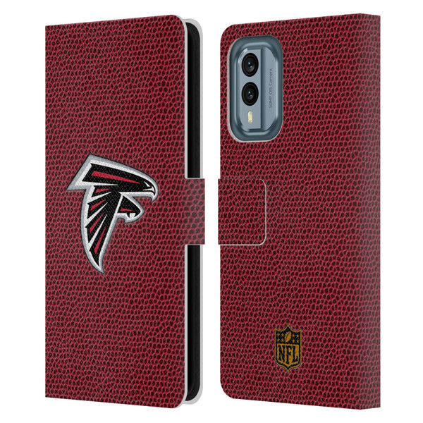 NFL Atlanta Falcons Logo Football Leather Book Wallet Case Cover For Nokia X30