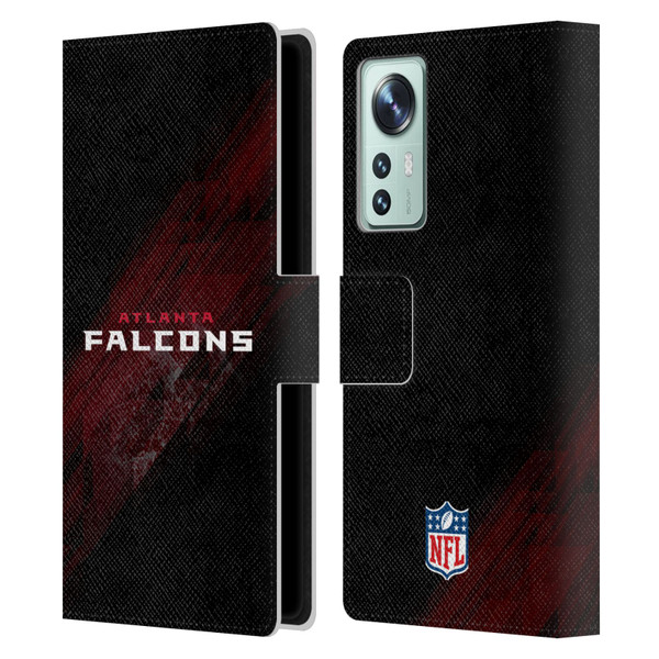 NFL Atlanta Falcons Logo Blur Leather Book Wallet Case Cover For Xiaomi 12