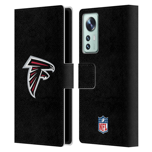 NFL Atlanta Falcons Logo Plain Leather Book Wallet Case Cover For Xiaomi 12