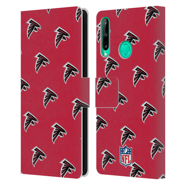 NFL Atlanta Falcons Artwork Patterns Leather Book Wallet Case Cover For Huawei P40 lite E