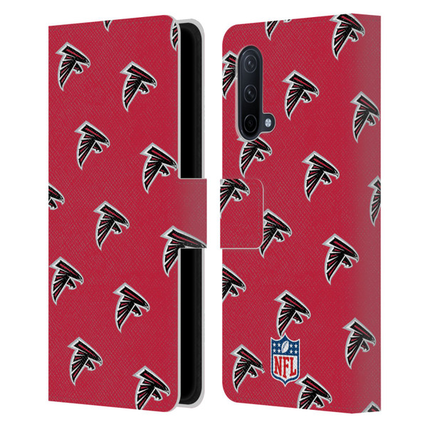NFL Atlanta Falcons Artwork Patterns Leather Book Wallet Case Cover For OnePlus Nord CE 5G