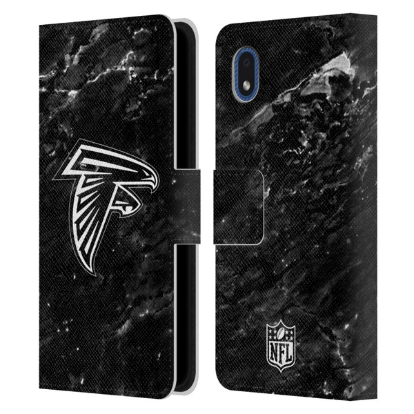 NFL Atlanta Falcons Artwork Marble Leather Book Wallet Case Cover For Samsung Galaxy A01 Core (2020)