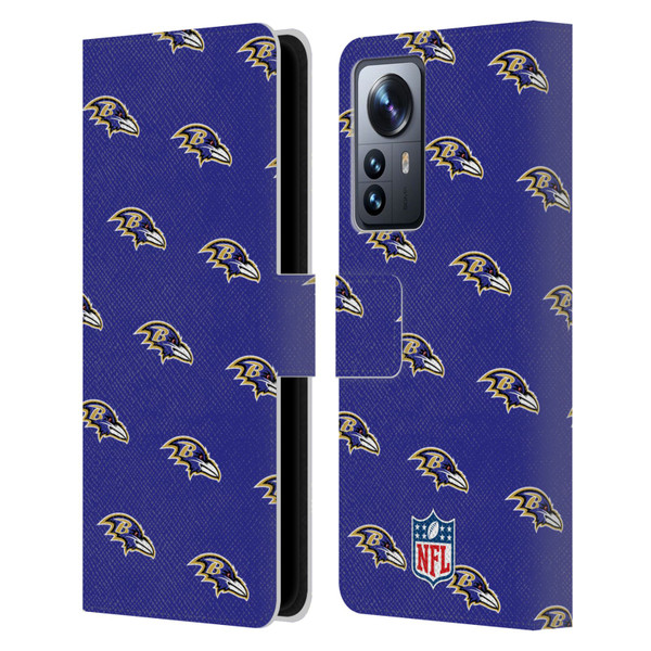 NFL Baltimore Ravens Artwork Patterns Leather Book Wallet Case Cover For Xiaomi 12 Pro