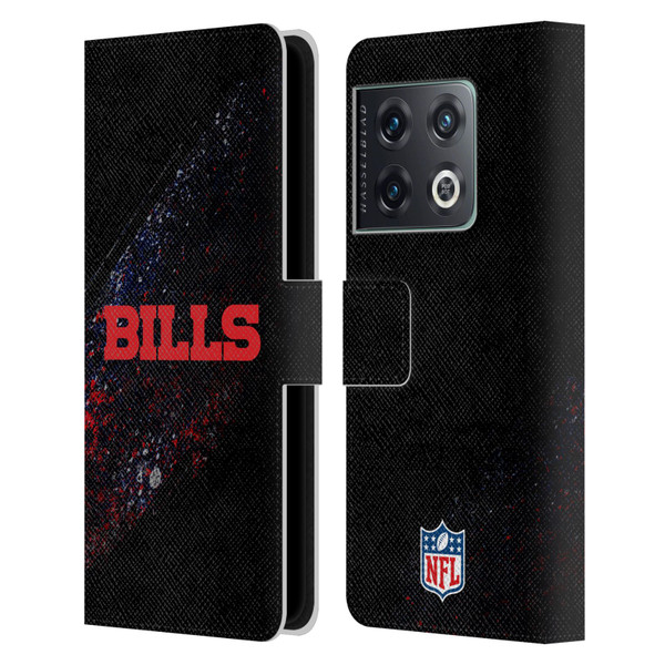 NFL Buffalo Bills Logo Blur Leather Book Wallet Case Cover For OnePlus 10 Pro