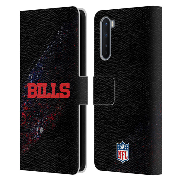 NFL Buffalo Bills Logo Blur Leather Book Wallet Case Cover For OnePlus Nord 5G
