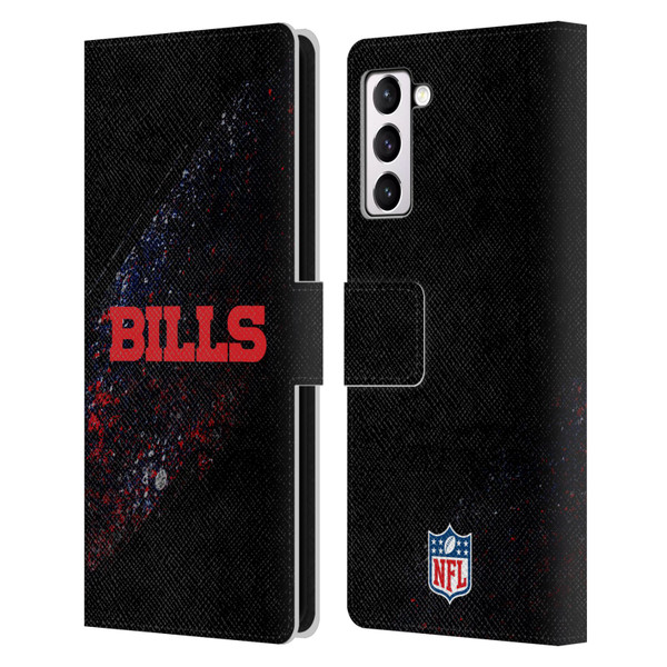 NFL Buffalo Bills Logo Blur Leather Book Wallet Case Cover For Samsung Galaxy S21+ 5G