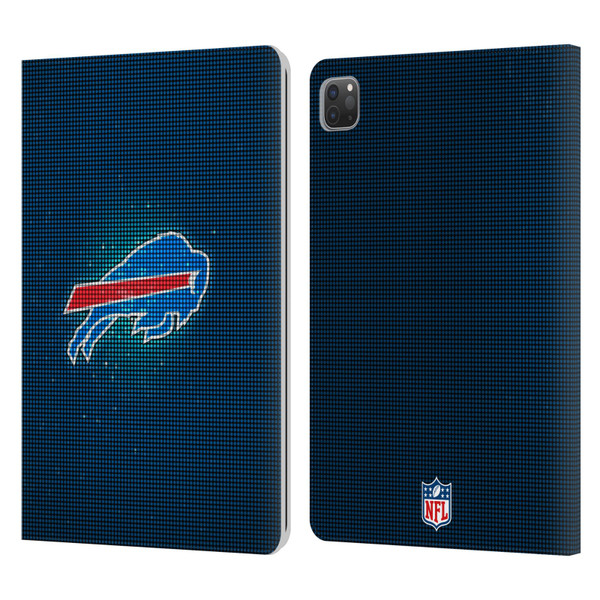 NFL Buffalo Bills Artwork LED Leather Book Wallet Case Cover For Apple iPad Pro 11 2020 / 2021 / 2022