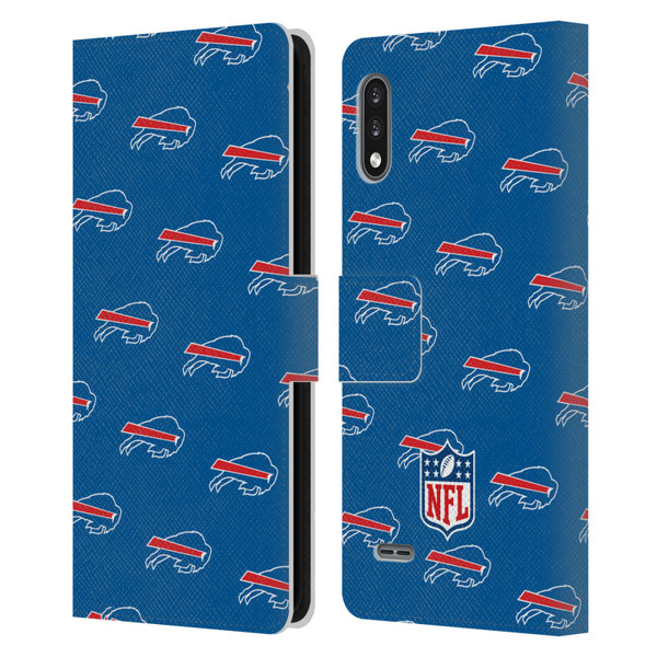 NFL Buffalo Bills Artwork Patterns Leather Book Wallet Case Cover For LG K22