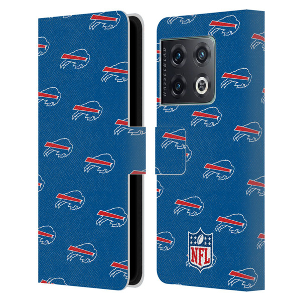NFL Buffalo Bills Artwork Patterns Leather Book Wallet Case Cover For OnePlus 10 Pro
