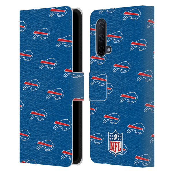 NFL Buffalo Bills Artwork Patterns Leather Book Wallet Case Cover For OnePlus Nord CE 5G