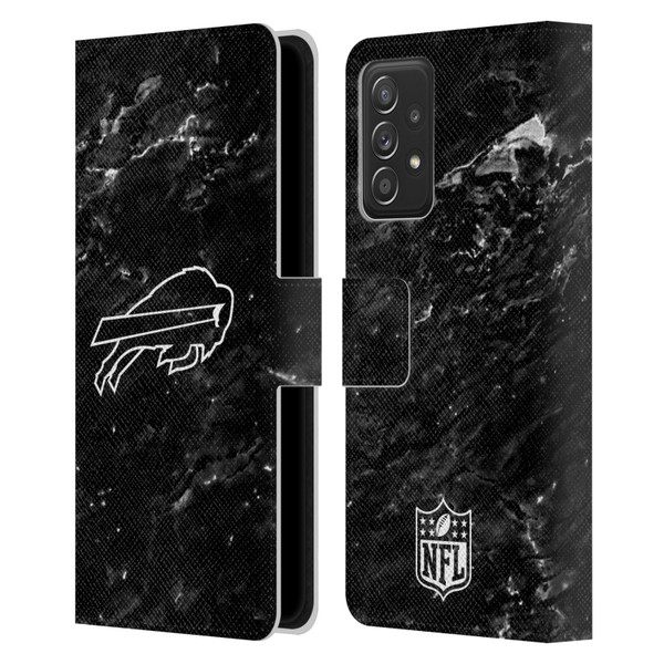 NFL Buffalo Bills Artwork Marble Leather Book Wallet Case Cover For Samsung Galaxy A53 5G (2022)