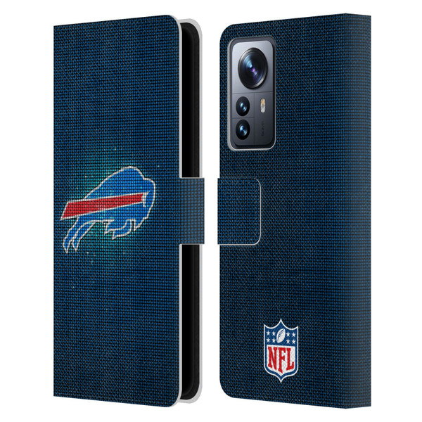 NFL Buffalo Bills Artwork LED Leather Book Wallet Case Cover For Xiaomi 12 Pro