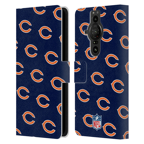 NFL Chicago Bears Artwork Patterns Leather Book Wallet Case Cover For Sony Xperia Pro-I