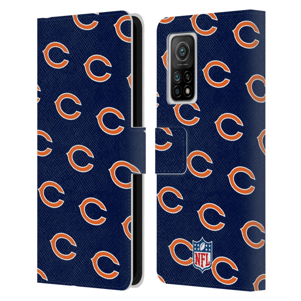 NFL Chicago Bears Artwork Patterns Leather Book Wallet Case Cover For Xiaomi Mi 10T 5G
