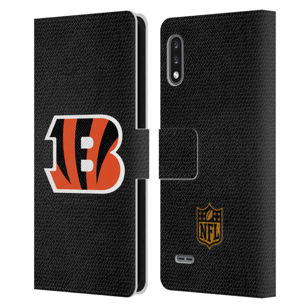 NFL Cincinnati Bengals Logo Football Leather Book Wallet Case Cover For LG K22