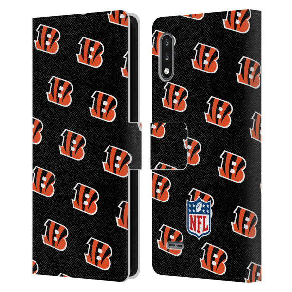 NFL Cincinnati Bengals Artwork Patterns Leather Book Wallet Case Cover For LG K22