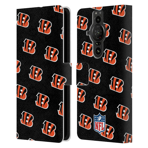 NFL Cincinnati Bengals Artwork Patterns Leather Book Wallet Case Cover For Sony Xperia Pro-I