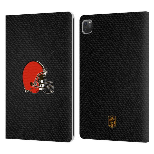 NFL Cleveland Browns Logo Football Leather Book Wallet Case Cover For Apple iPad Pro 11 2020 / 2021 / 2022