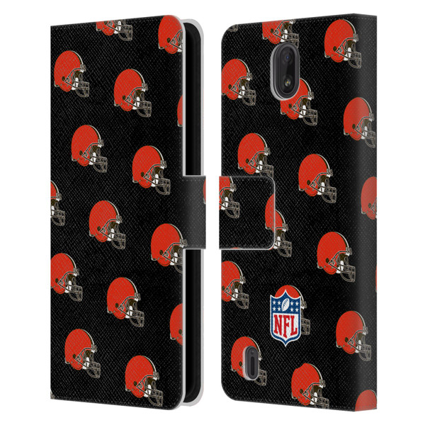 NFL Cleveland Browns Artwork Patterns Leather Book Wallet Case Cover For Nokia C01 Plus/C1 2nd Edition