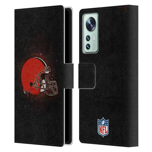 NFL Cleveland Browns Artwork LED Leather Book Wallet Case Cover For Xiaomi 12