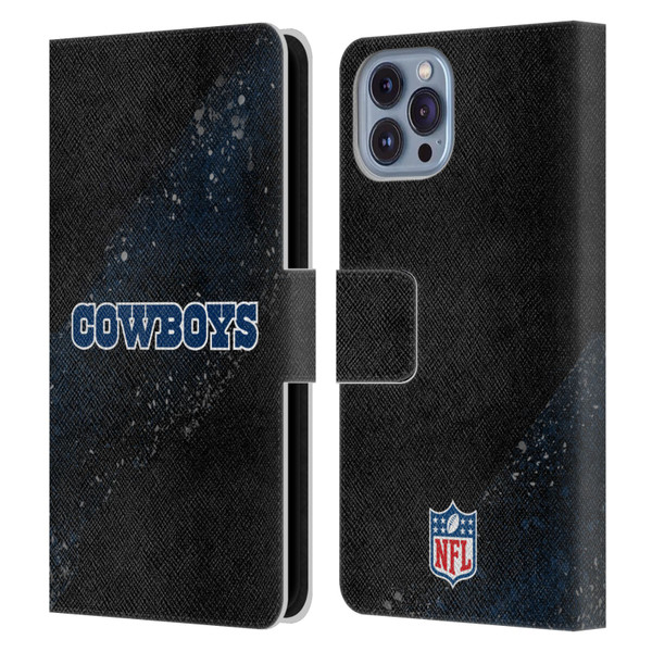 NFL Dallas Cowboys Logo Blur Leather Book Wallet Case Cover For Apple iPhone 14