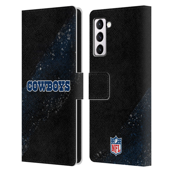NFL Dallas Cowboys Logo Blur Leather Book Wallet Case Cover For Samsung Galaxy S21+ 5G