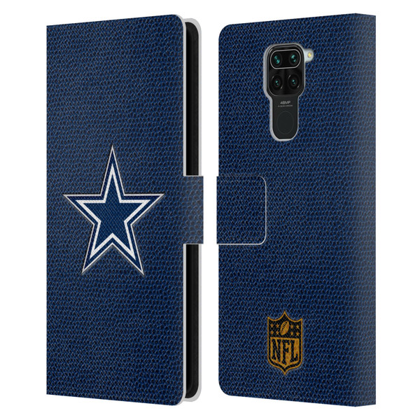 NFL Dallas Cowboys Logo Football Leather Book Wallet Case Cover For Xiaomi Redmi Note 9 / Redmi 10X 4G