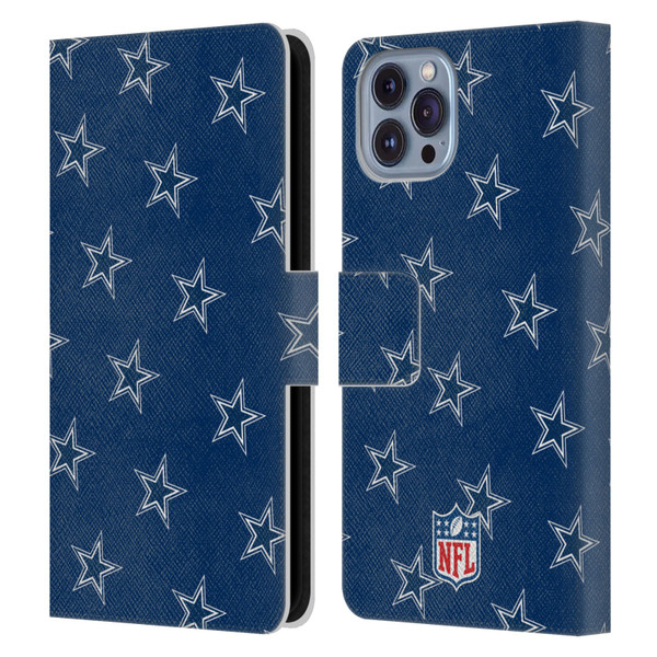 NFL Dallas Cowboys Artwork Patterns Leather Book Wallet Case Cover For Apple iPhone 14
