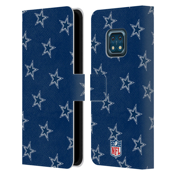 NFL Dallas Cowboys Artwork Patterns Leather Book Wallet Case Cover For Nokia XR20