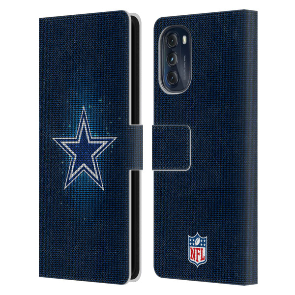 NFL Dallas Cowboys Artwork LED Leather Book Wallet Case Cover For Motorola Moto G (2022)